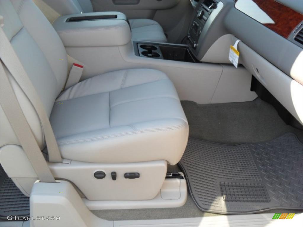 Dark Titanium/Light Titanium Interior 2011 GMC Sierra 1500 SLT Extended Cab 4x4 Photo #37974920