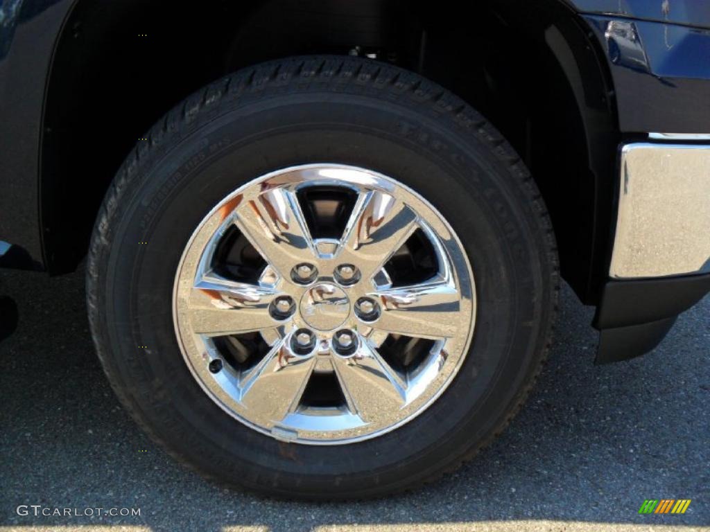 2011 Sierra 1500 SLT Extended Cab 4x4 - Midnight Blue Metallic / Dark Titanium/Light Titanium photo #26