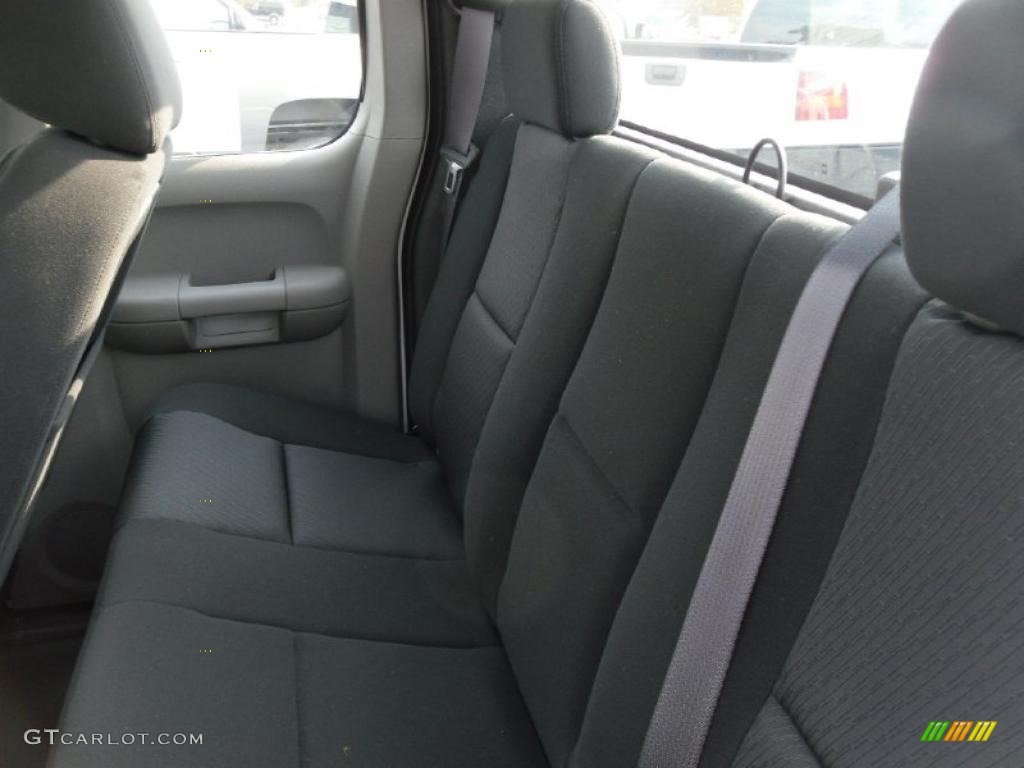 Dark Titanium Interior 2011 Chevrolet Silverado 1500 Extended Cab Photo #37975227