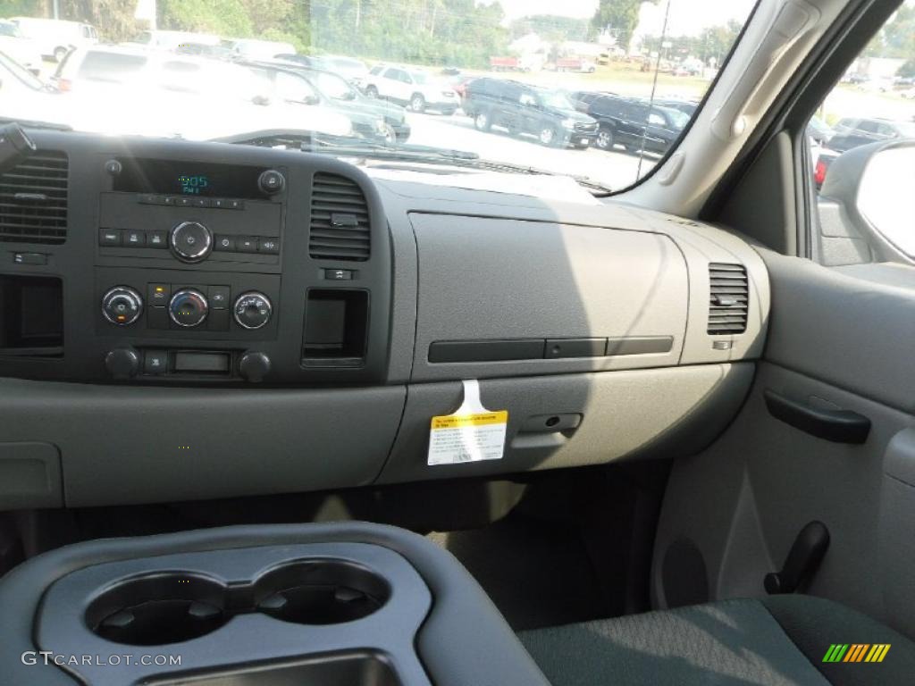 2011 Chevrolet Silverado 1500 Extended Cab Dark Titanium Dashboard Photo #37975260