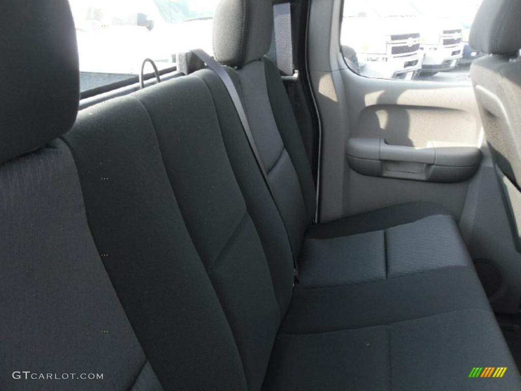 Dark Titanium Interior 2011 Chevrolet Silverado 1500 Extended Cab Photo #37975285