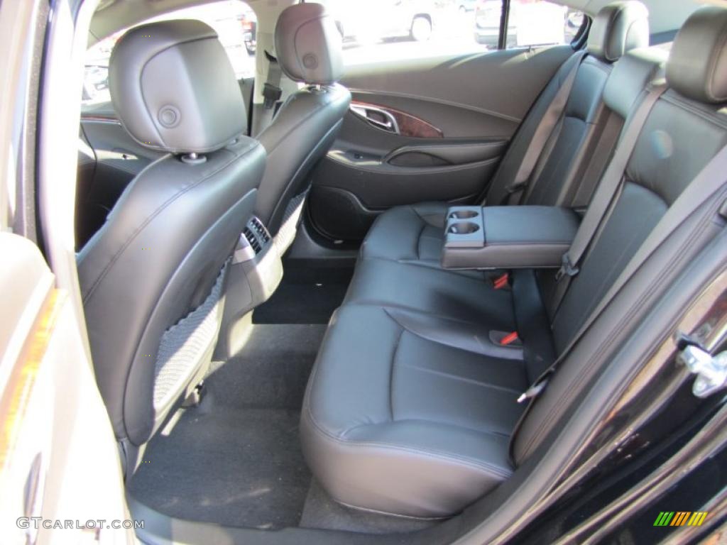 Ebony Interior 2011 Buick LaCrosse CXL Photo #37975372