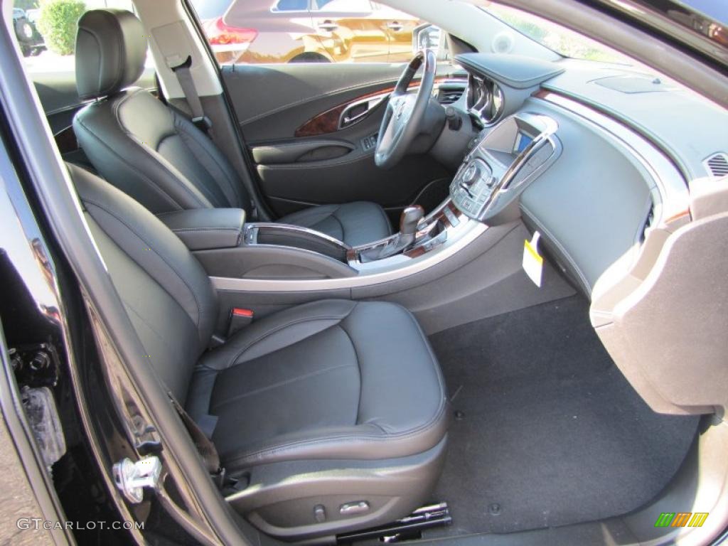 Ebony Interior 2011 Buick LaCrosse CXL Photo #37975396