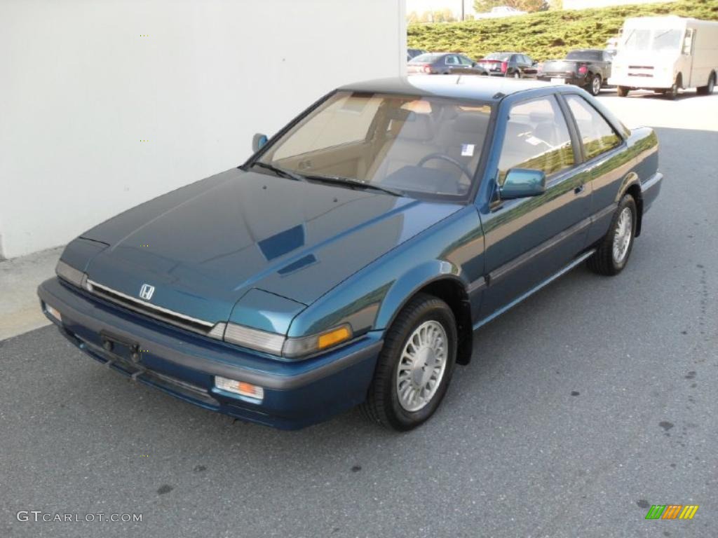 1989 Accord SEi Coupe - Brittany Blue Green Metallic / Tan photo #1
