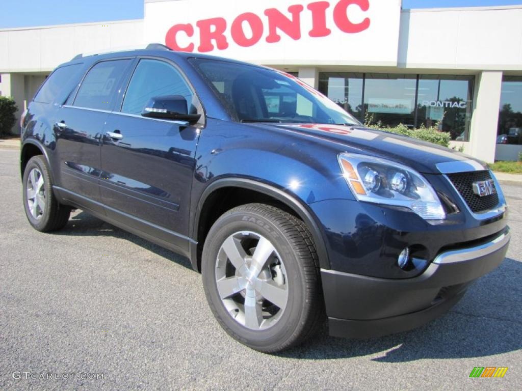 2011 Acadia SLT - Deep Blue Metallic / Ebony photo #1