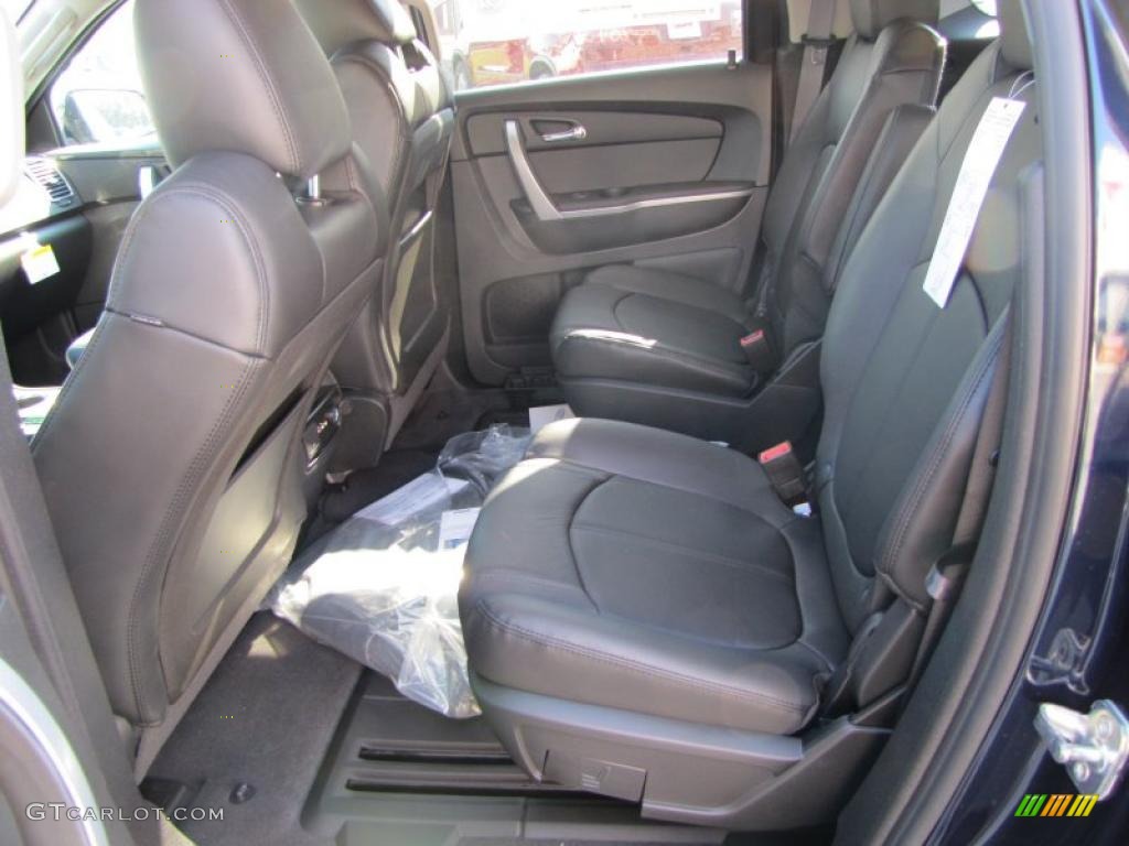 Ebony Interior 2011 GMC Acadia SLT Photo #37976692