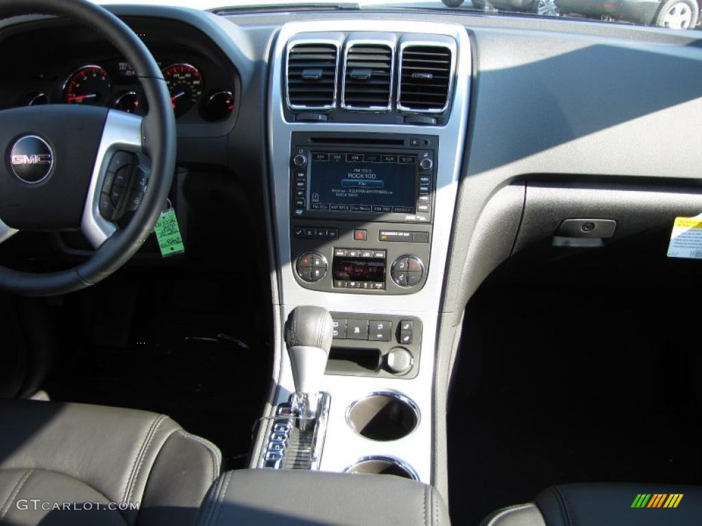 Ebony Interior 2011 GMC Acadia SLT Photo #37976792