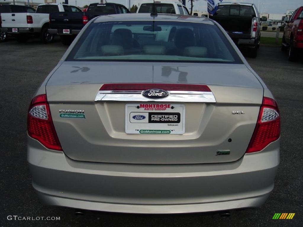 2010 Fusion SEL V6 - Smokestone Metallic / Medium Light Stone photo #4