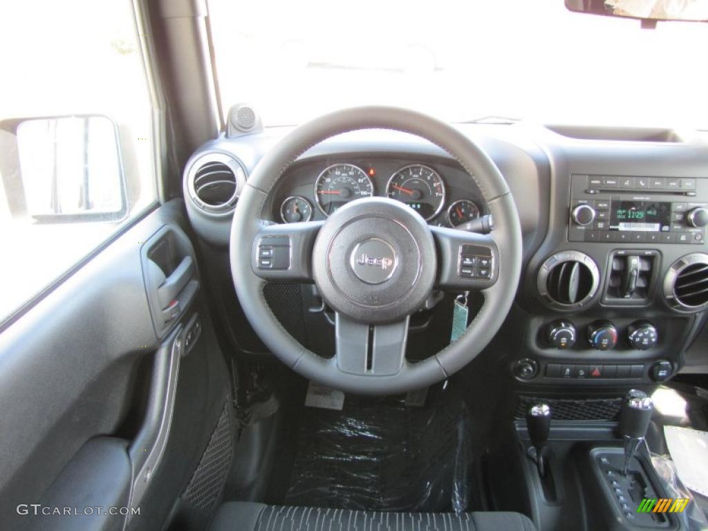 2011 Jeep Wrangler Unlimited Sport 4x4 Controls Photo #37977912