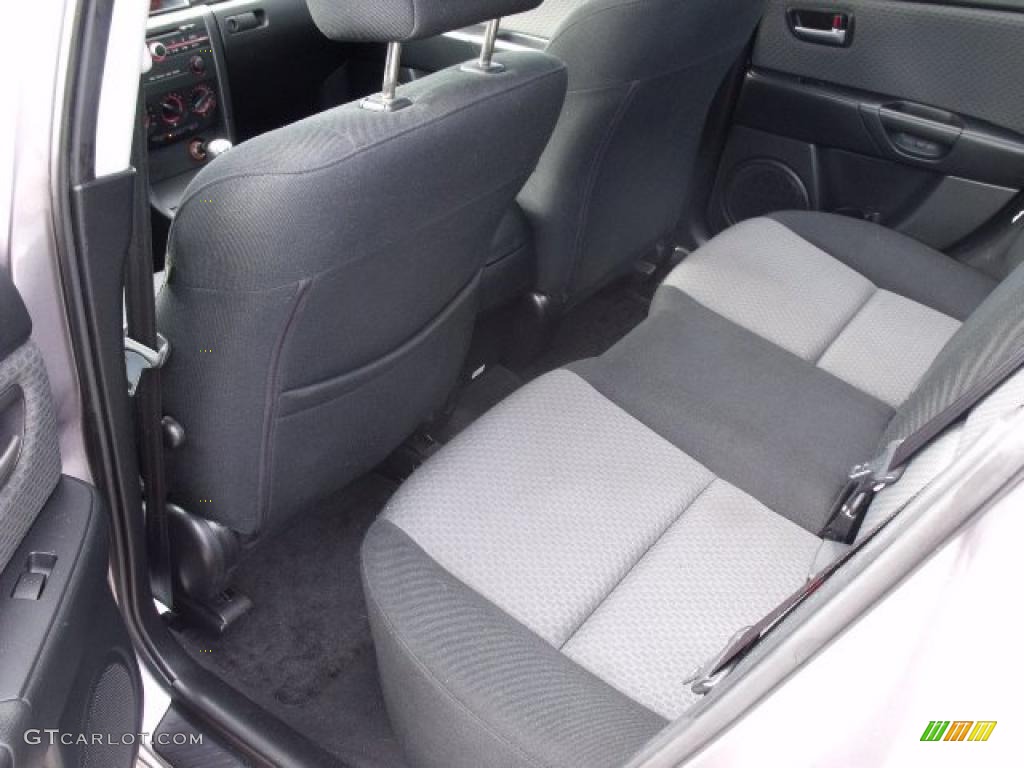 Black Interior 2006 Mazda MAZDA3 i Sedan Photo #37978044