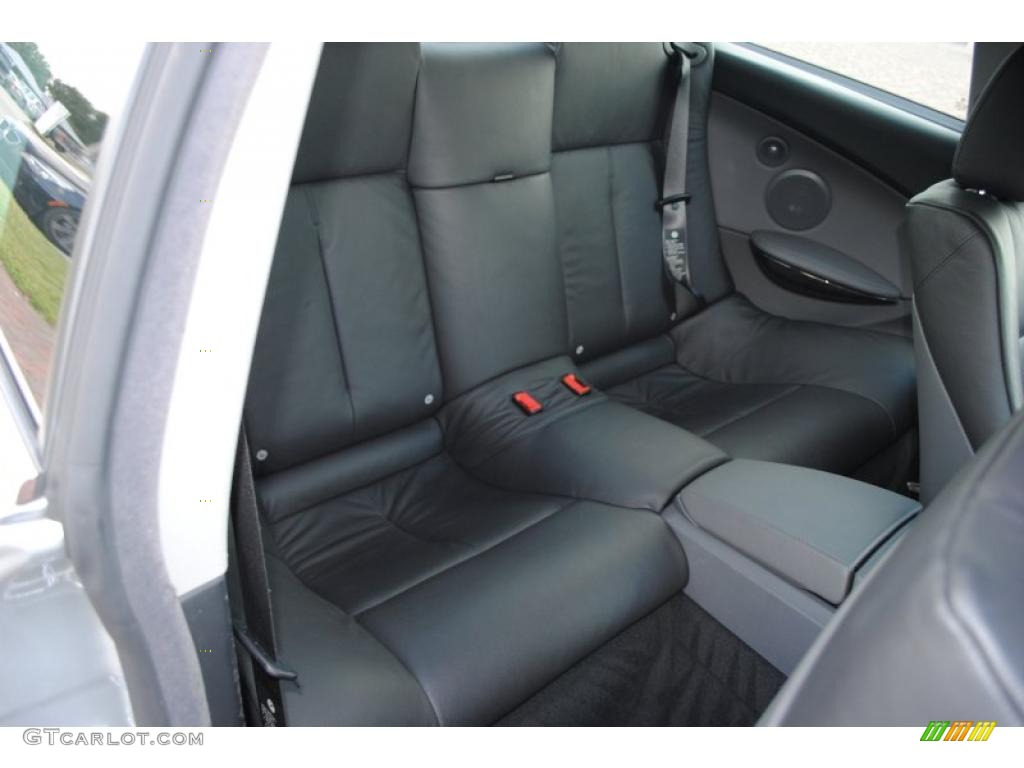 Black Interior 2005 BMW 6 Series 645i Coupe Photo #37978932