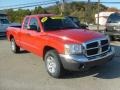 2005 Flame Red Dodge Dakota SLT Club Cab 4x4  photo #6