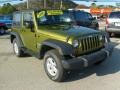 2008 Rescue Green Metallic Jeep Wrangler X 4x4  photo #7