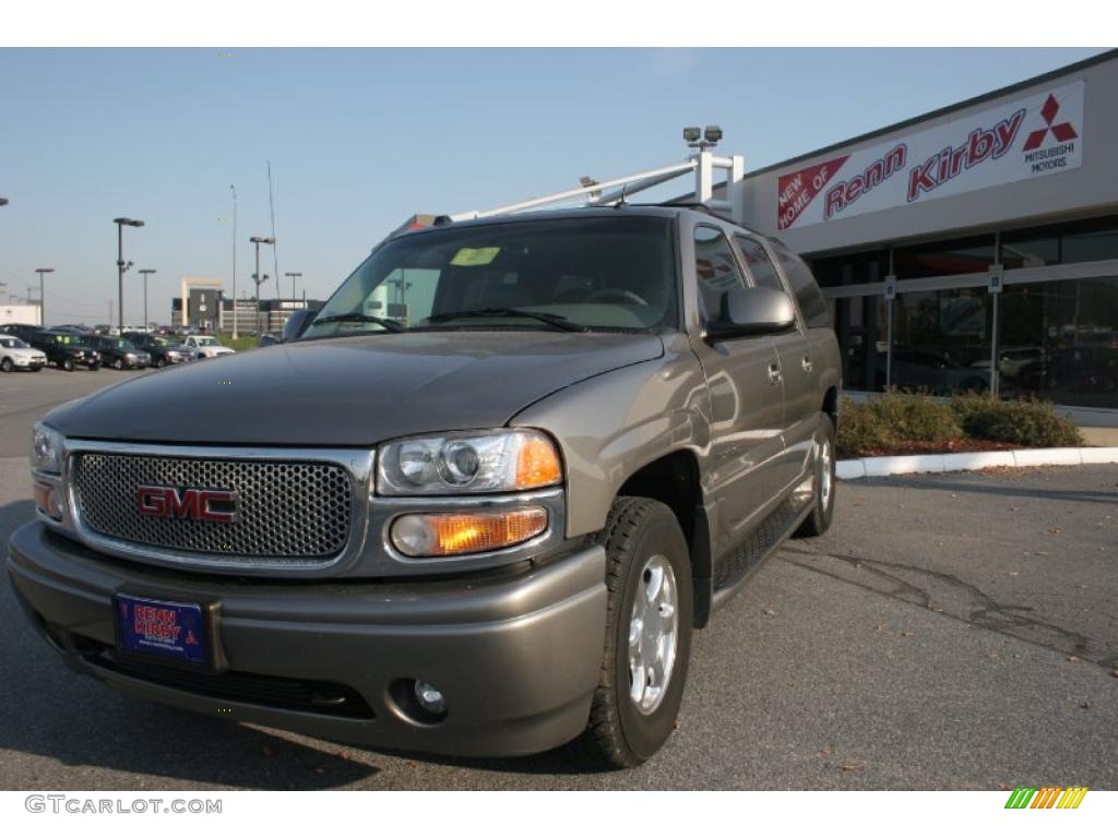 2005 Yukon XL Denali AWD - Steel Gray Metallic / Stone Gray photo #4