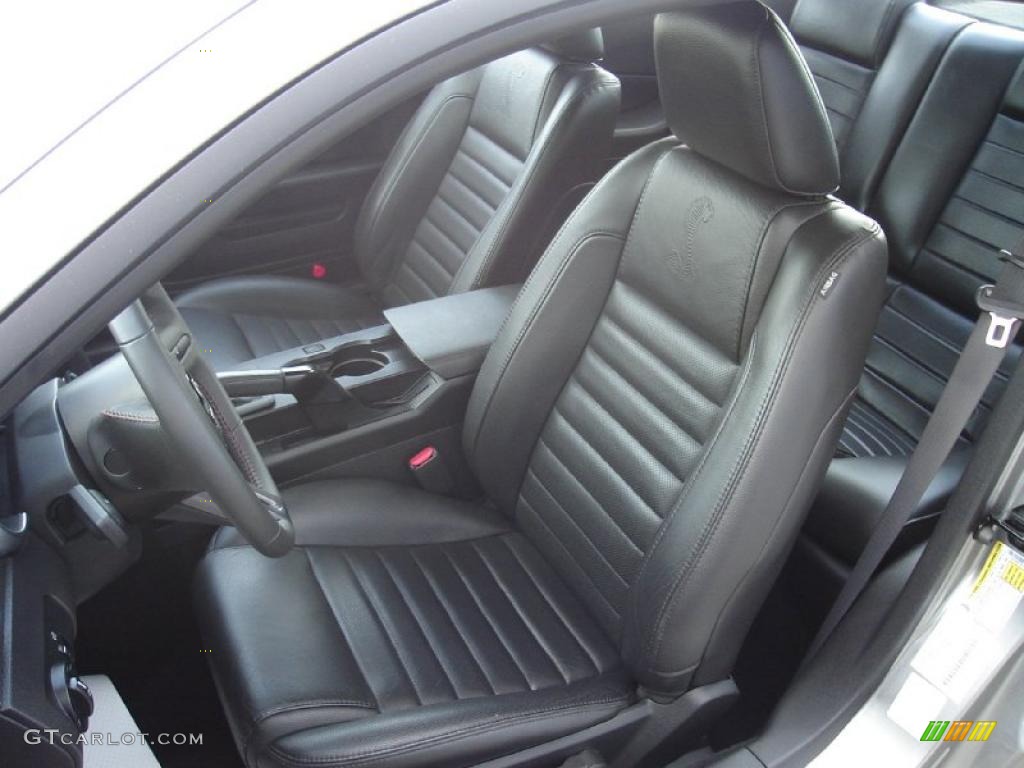 Black/Black Interior 2009 Ford Mustang Shelby GT500 Coupe Photo #37980008