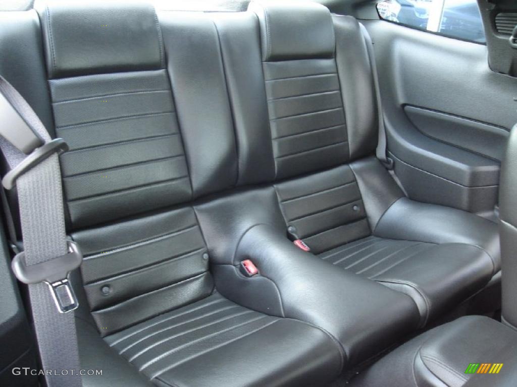Black/Black Interior 2009 Ford Mustang Shelby GT500 Coupe Photo #37980075