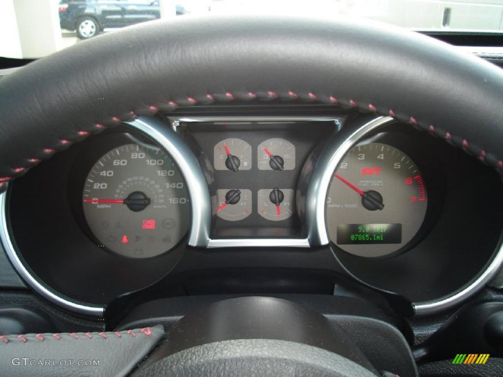 2009 Ford Mustang Shelby GT500 Coupe Gauges Photo #37980124