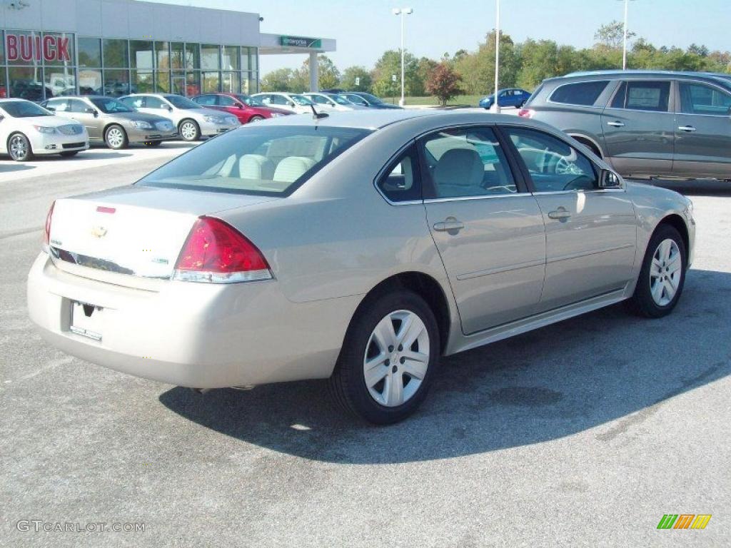2011 Impala LS - Gold Mist Metallic / Neutral photo #12