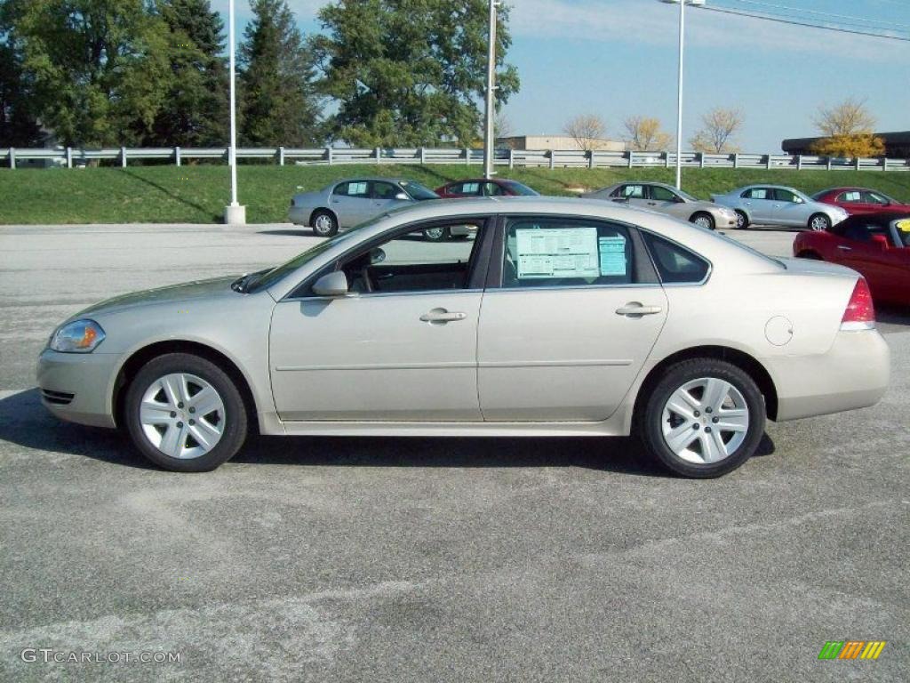 2011 Impala LS - Gold Mist Metallic / Neutral photo #13