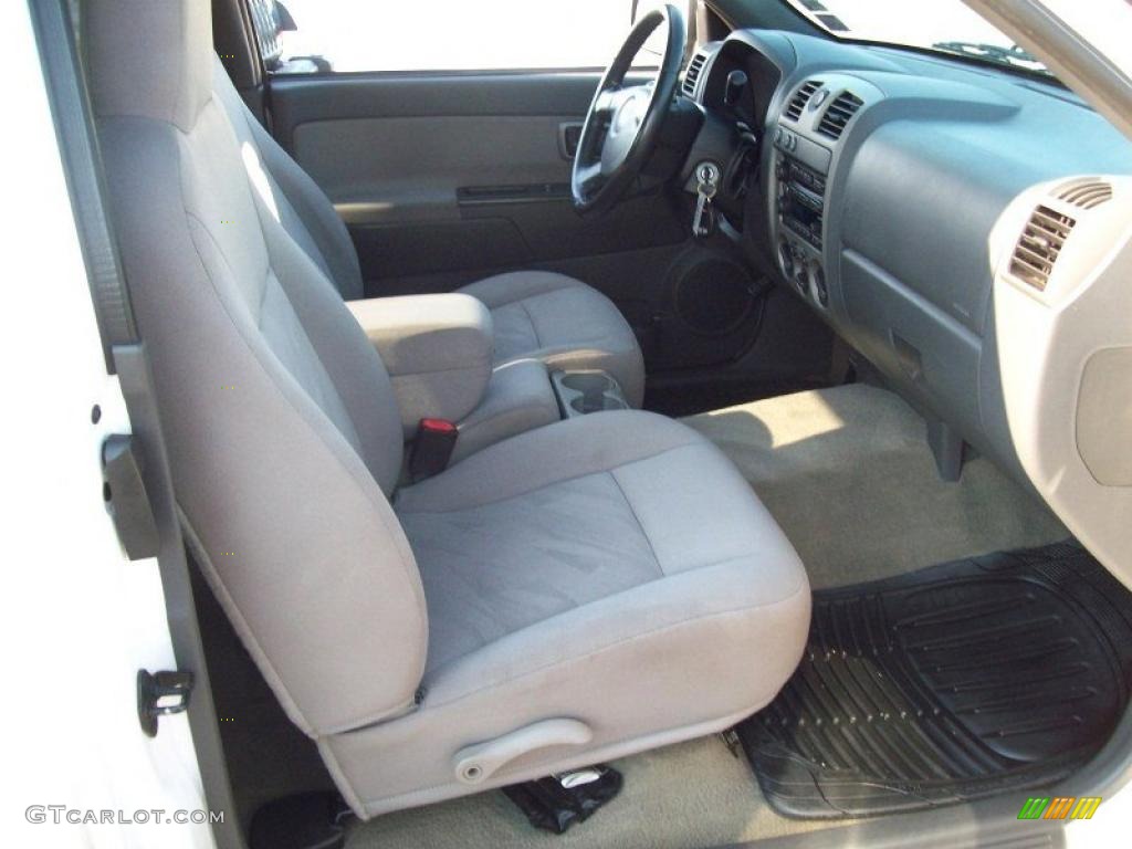 Very Dark Pewter Interior 2004 Chevrolet Colorado LS Extended Cab 4x4 Photo #37981064
