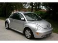 2000 Silver Metallic Volkswagen New Beetle GLX 1.8T Coupe  photo #16