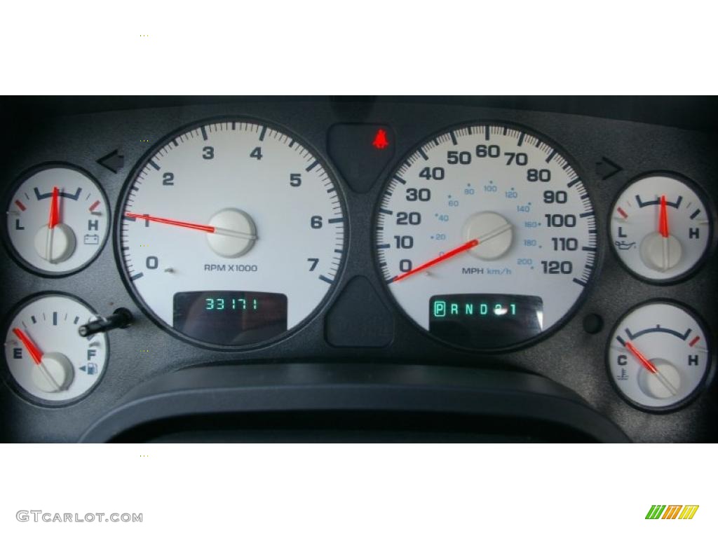 2004 Dodge Ram 1500 ST Quad Cab Gauges Photo #37982896