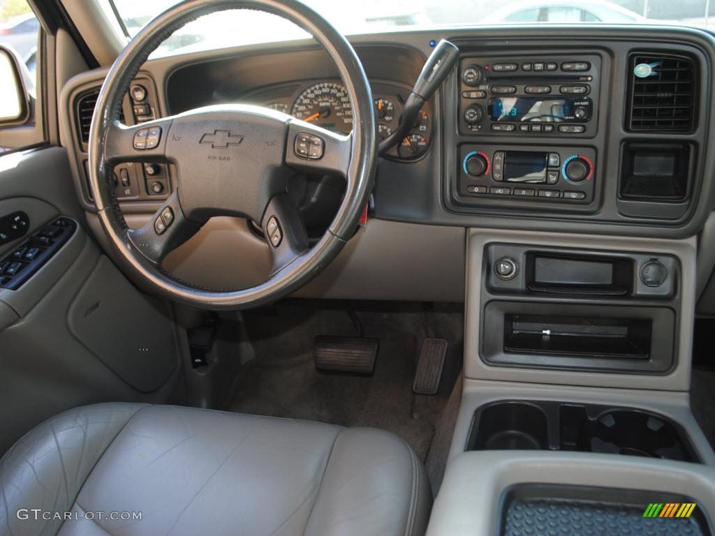 2004 Chevrolet Tahoe Z71 4x4 Gray/Dark Charcoal Dashboard Photo #37983176