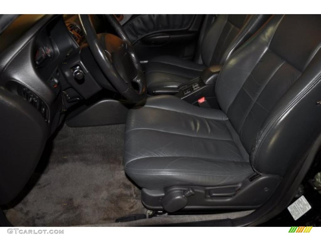 1998 Legacy Outback Limited Wagon - Black Granite Pearl / Black photo #13