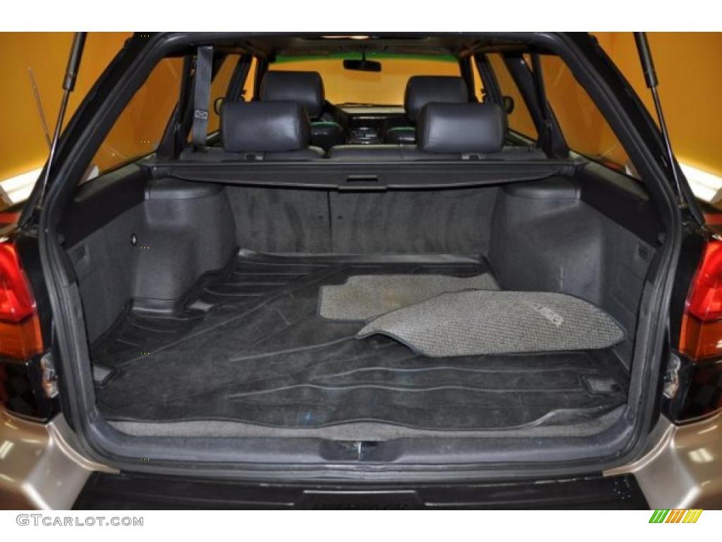 1998 Legacy Outback Limited Wagon - Black Granite Pearl / Black photo #15