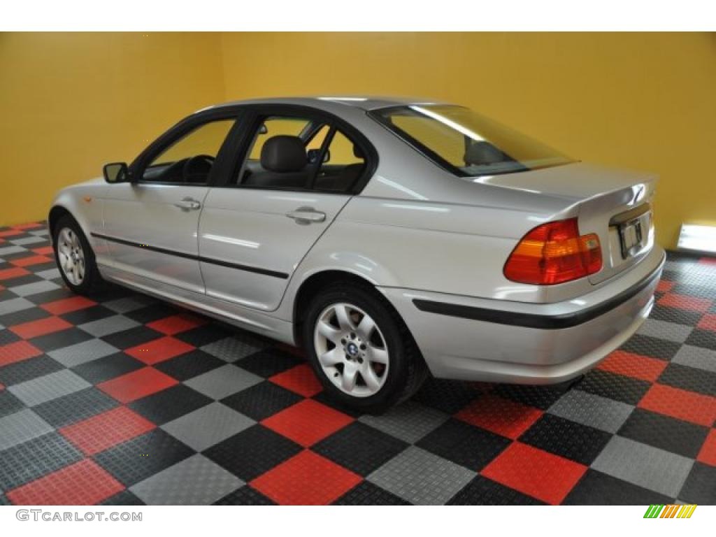 2002 3 Series 325xi Sedan - Titanium Silver Metallic / Grey photo #4