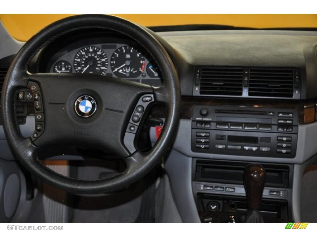 2002 3 Series 325xi Sedan - Titanium Silver Metallic / Grey photo #7