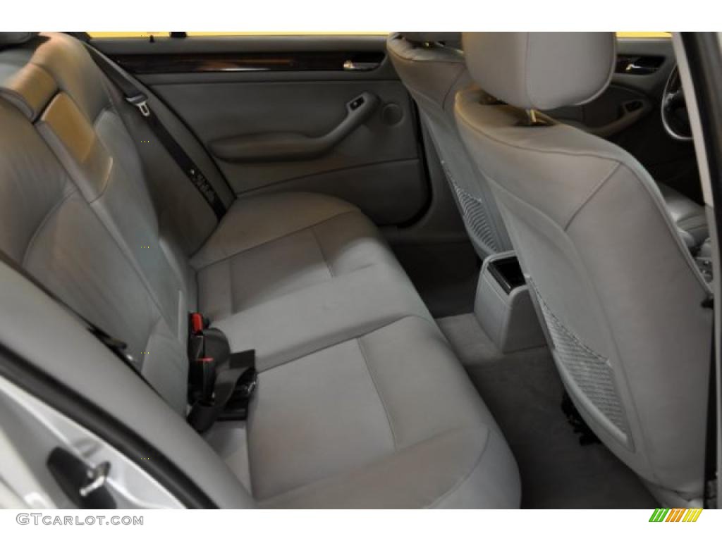 2002 3 Series 325xi Sedan - Titanium Silver Metallic / Grey photo #14