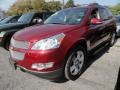 2009 Red Jewel Tintcoat Chevrolet Traverse LTZ AWD  photo #1