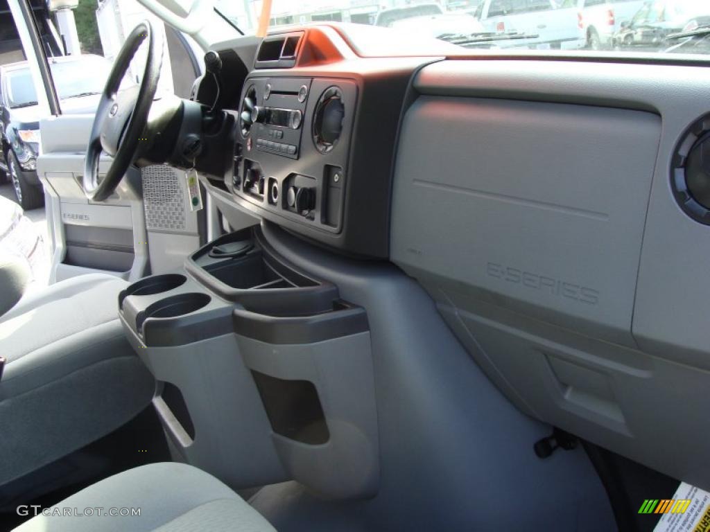 Medium Flint Interior 2010 Ford E Series Van E350 XLT Passenger Extended Photo #37987469