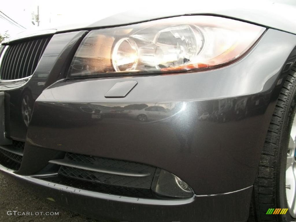 2008 3 Series 328xi Sedan - Sparkling Graphite Metallic / Black photo #31