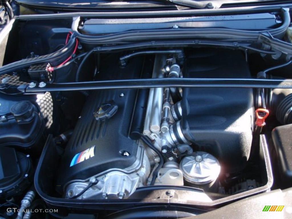 2003 BMW M3 Coupe 3.2L DOHC 24V VVT Inline 6 Cylinder Engine Photo #37987625