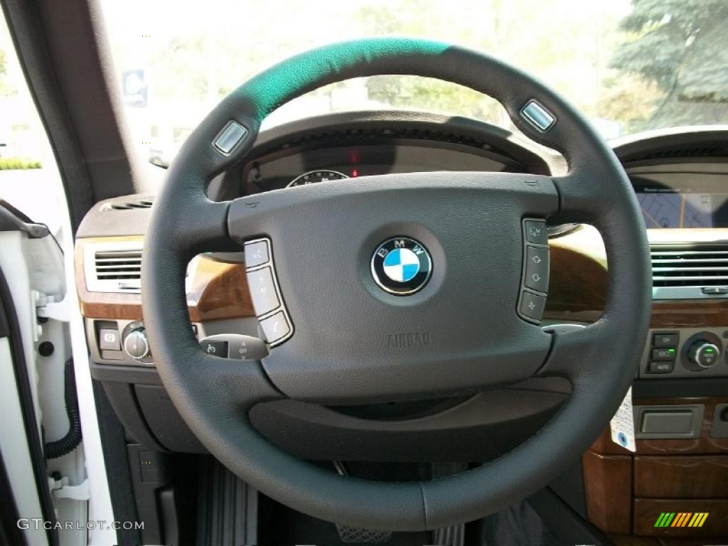 2008 7 Series 750i Sedan - Alpine White / Platinum photo #15