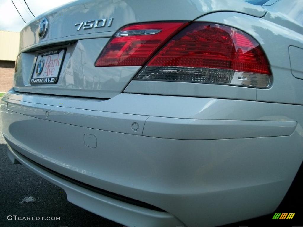 2008 7 Series 750i Sedan - Alpine White / Platinum photo #23