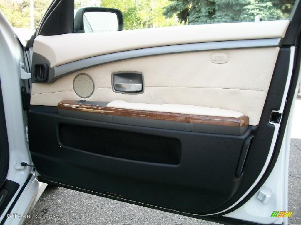 2008 7 Series 750i Sedan - Alpine White / Platinum photo #27