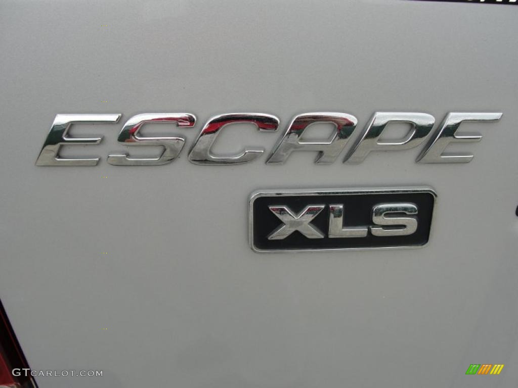 2003 Escape XLS V6 - Satin Silver Metallic / Medium Dark Flint photo #18