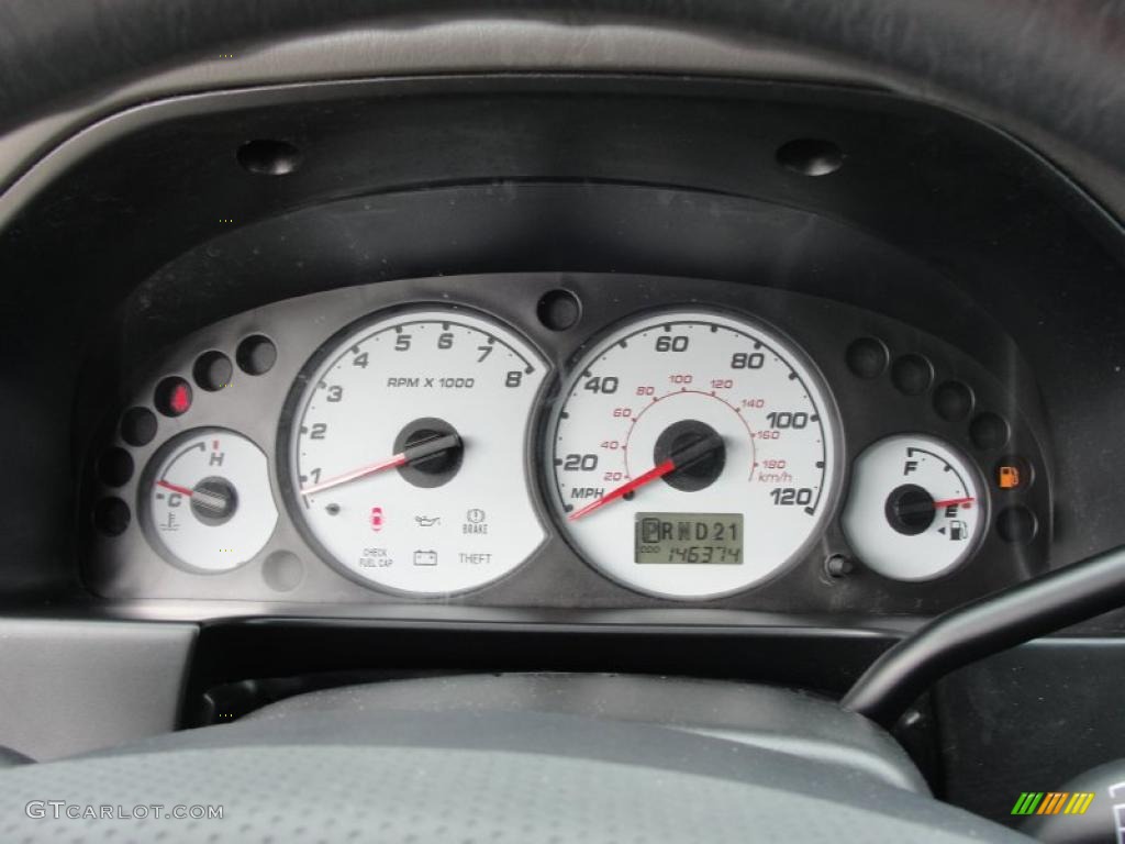2003 Ford Escape XLS V6 Gauges Photo #37989697