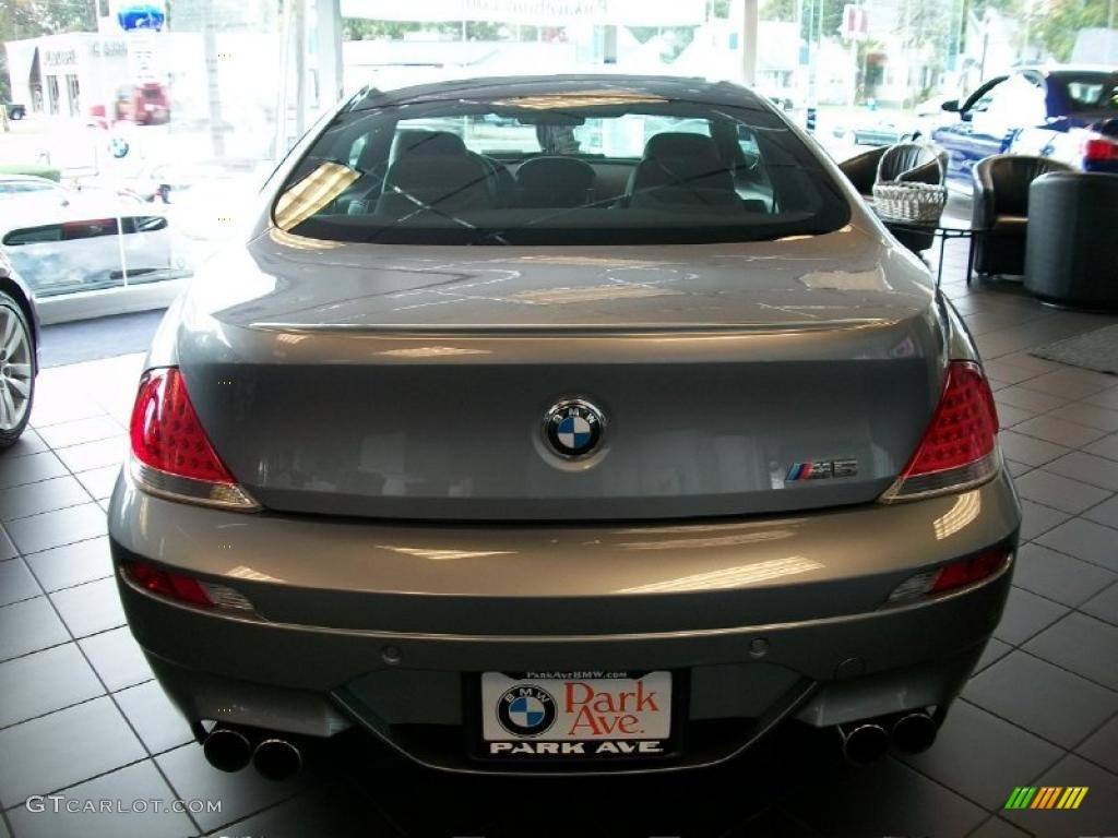 2007 M6 Coupe - Silver Grey Metallic / Black photo #5