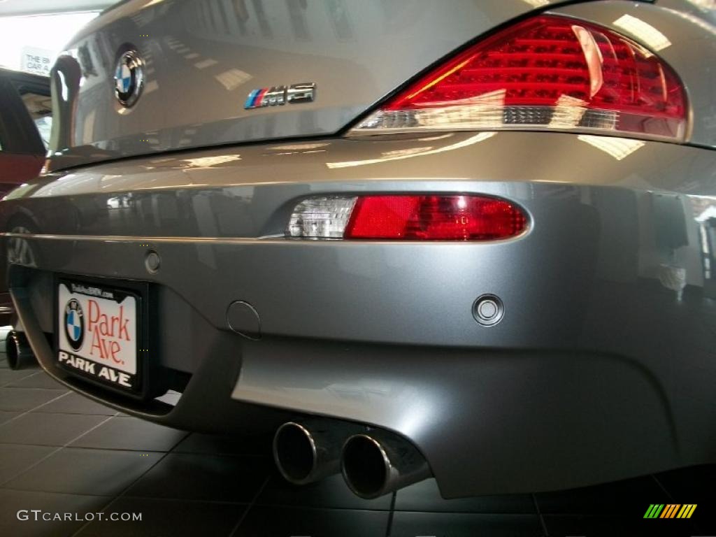 2007 M6 Coupe - Silver Grey Metallic / Black photo #19