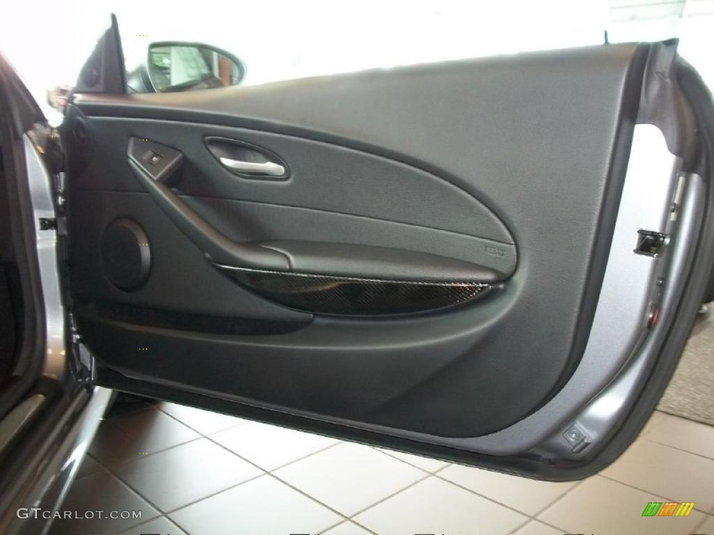 Black Interior 2007 BMW M6 Coupe Photo #37990197