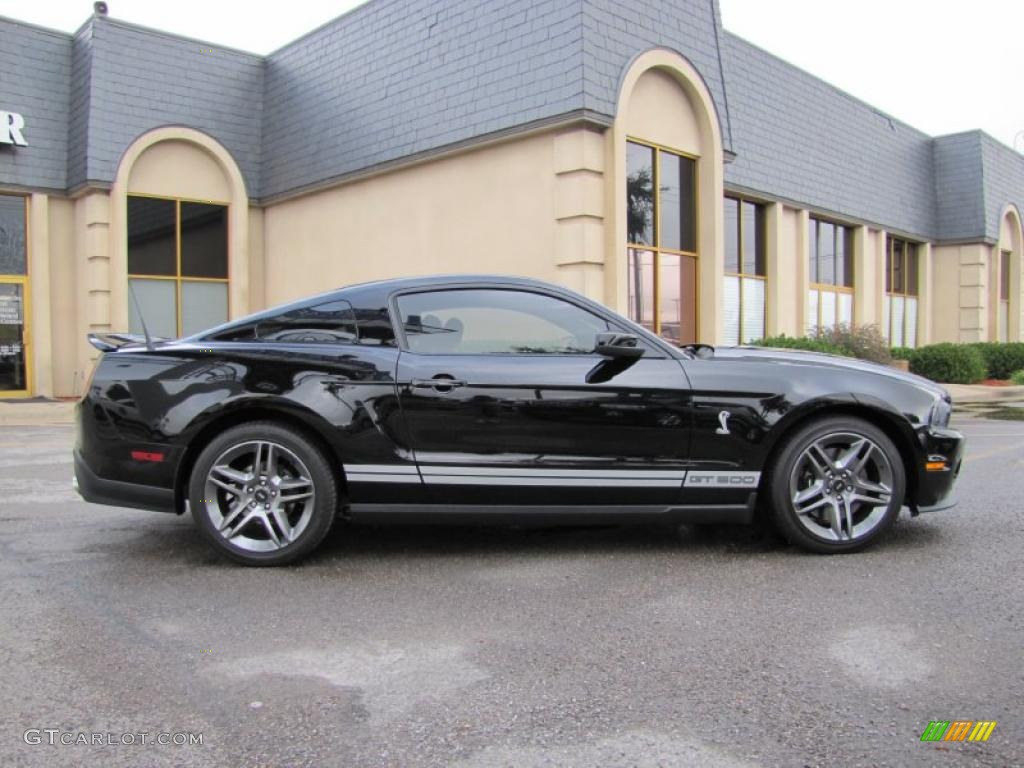 Black 2010 Ford Mustang Shelby GT500 Coupe Exterior Photo #37990505