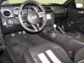 Charcoal Black/White Interior Photo for 2010 Ford Mustang #37990553