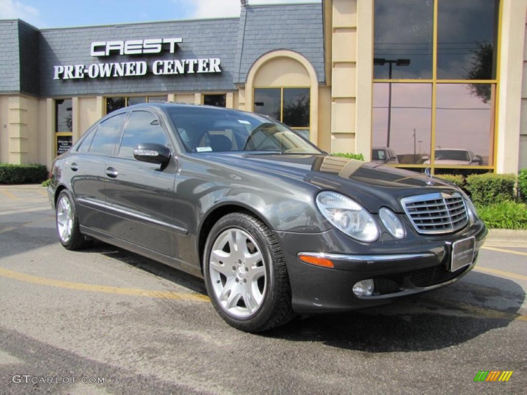 2003 E 500 Sedan - Tectite Grey Metallic / Ash Grey photo #1