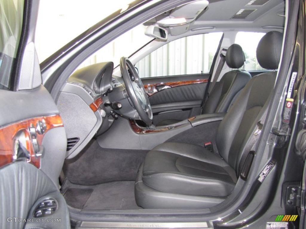 Ash Grey Interior 2003 Mercedes-Benz E 500 Sedan Photo #37991321