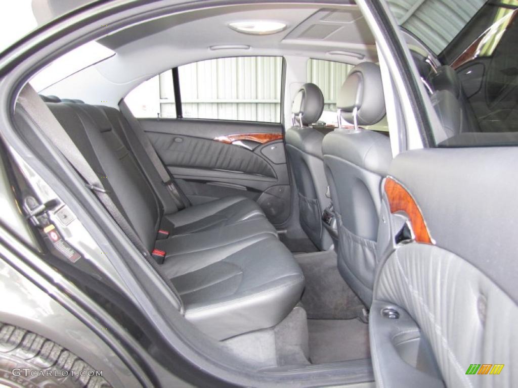 Ash Grey Interior 2003 Mercedes-Benz E 500 Sedan Photo #37991357