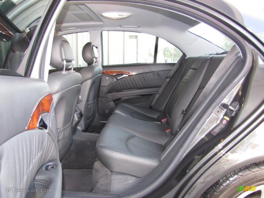 Ash Grey Interior 2003 Mercedes-Benz E 500 Sedan Photo #37991369